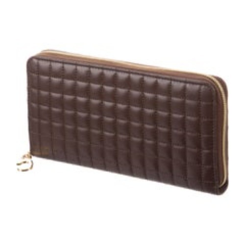 New CELINE Continental Quilted Calfskin Large Wallet - Picture 2 of 4